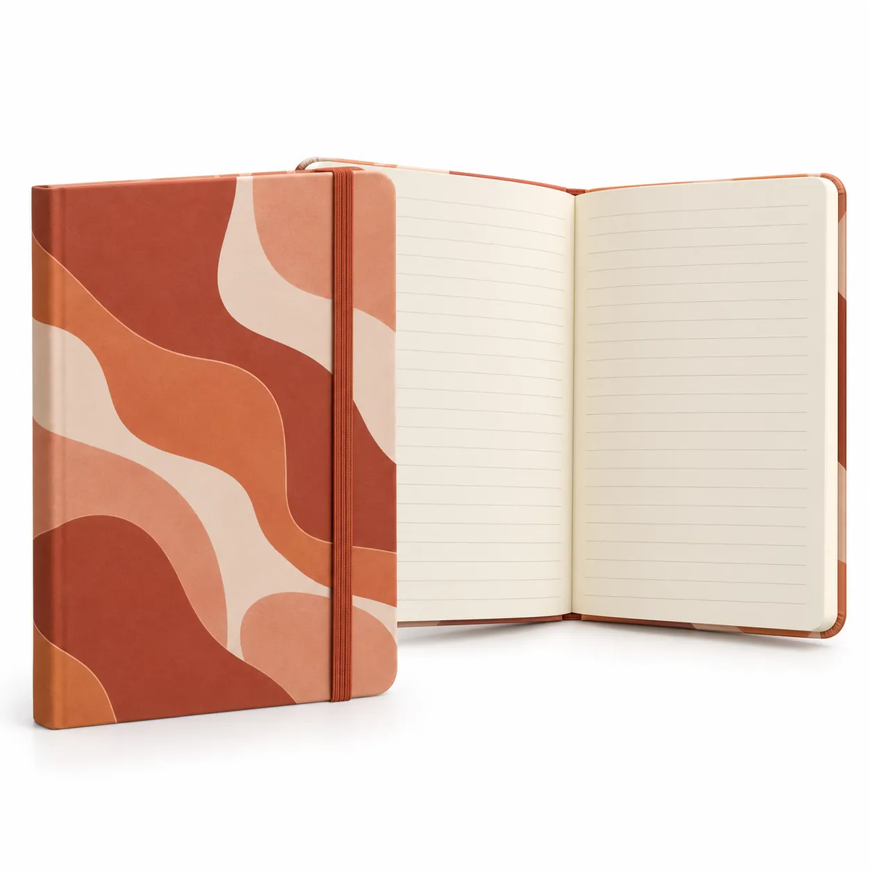 Rubber Notebook - Creamy Lined Paper